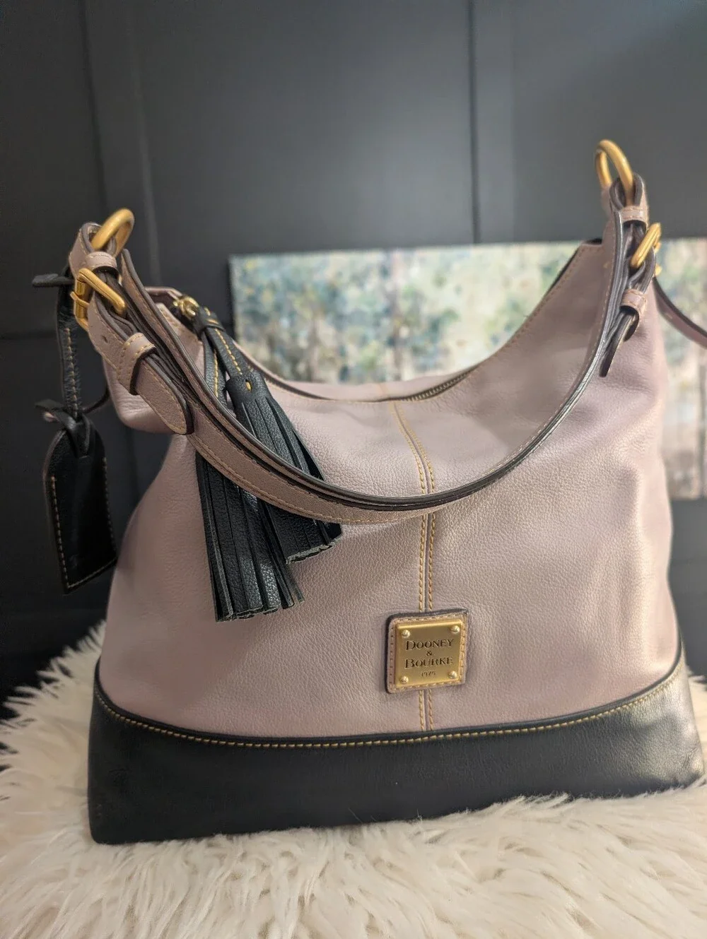 Dooney & Bourke European Leather Sophie Hobo Bag